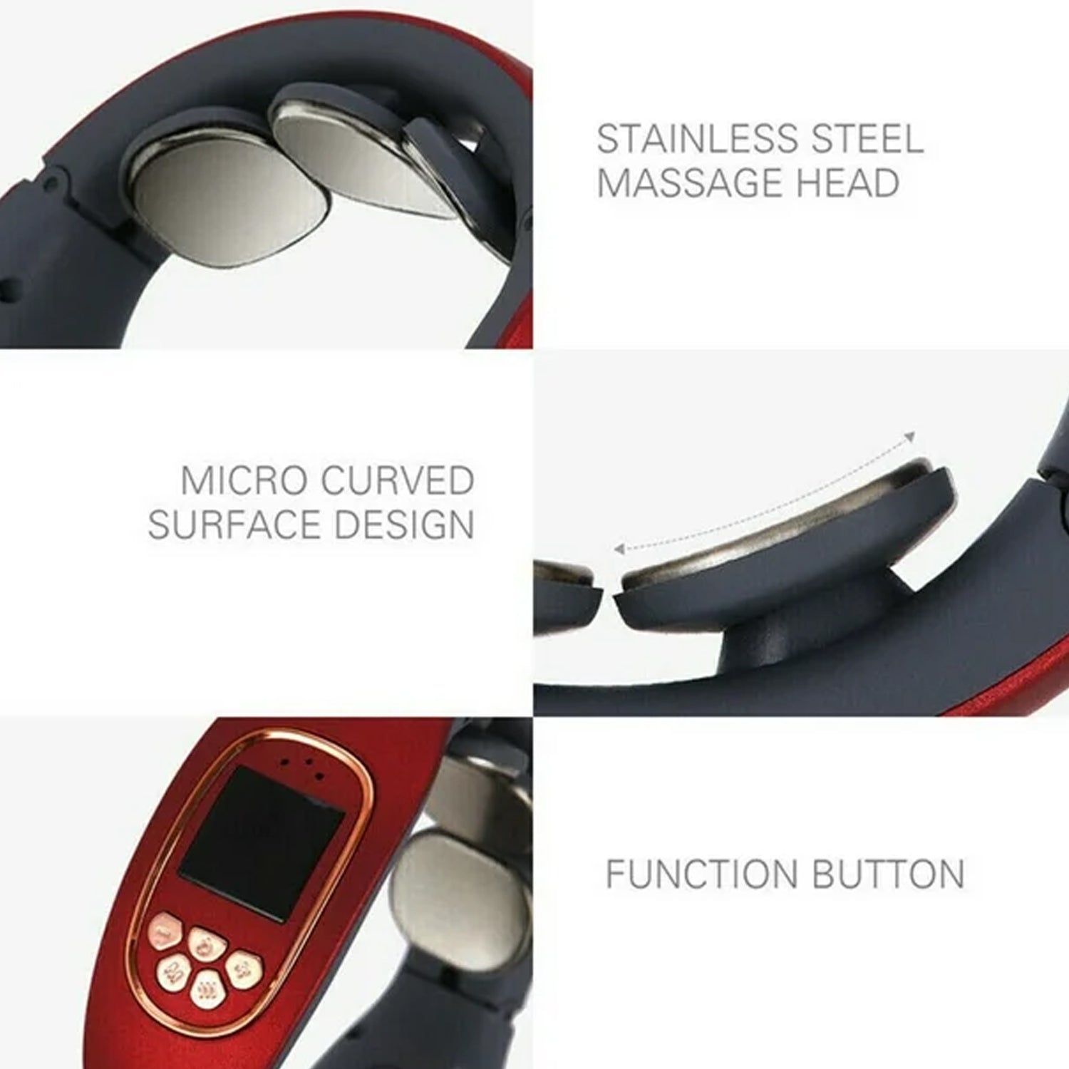 Smart Electric Neck And Back Pulse Massager